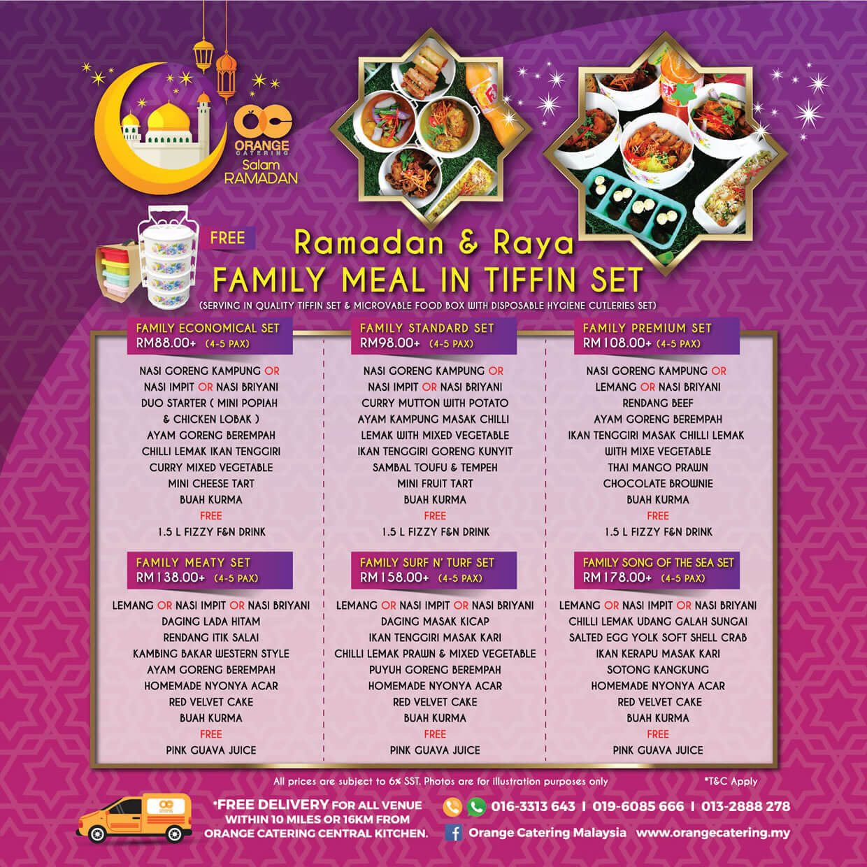 Ramadan & Raya Bento Package by Orange Catering