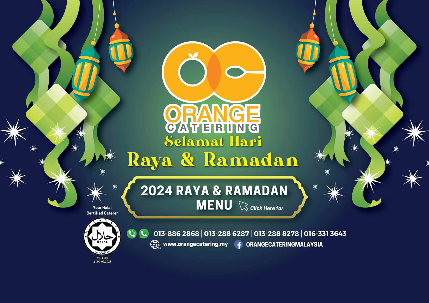 2024 Raya & Ramadan Buffet Menu by Orange Catering