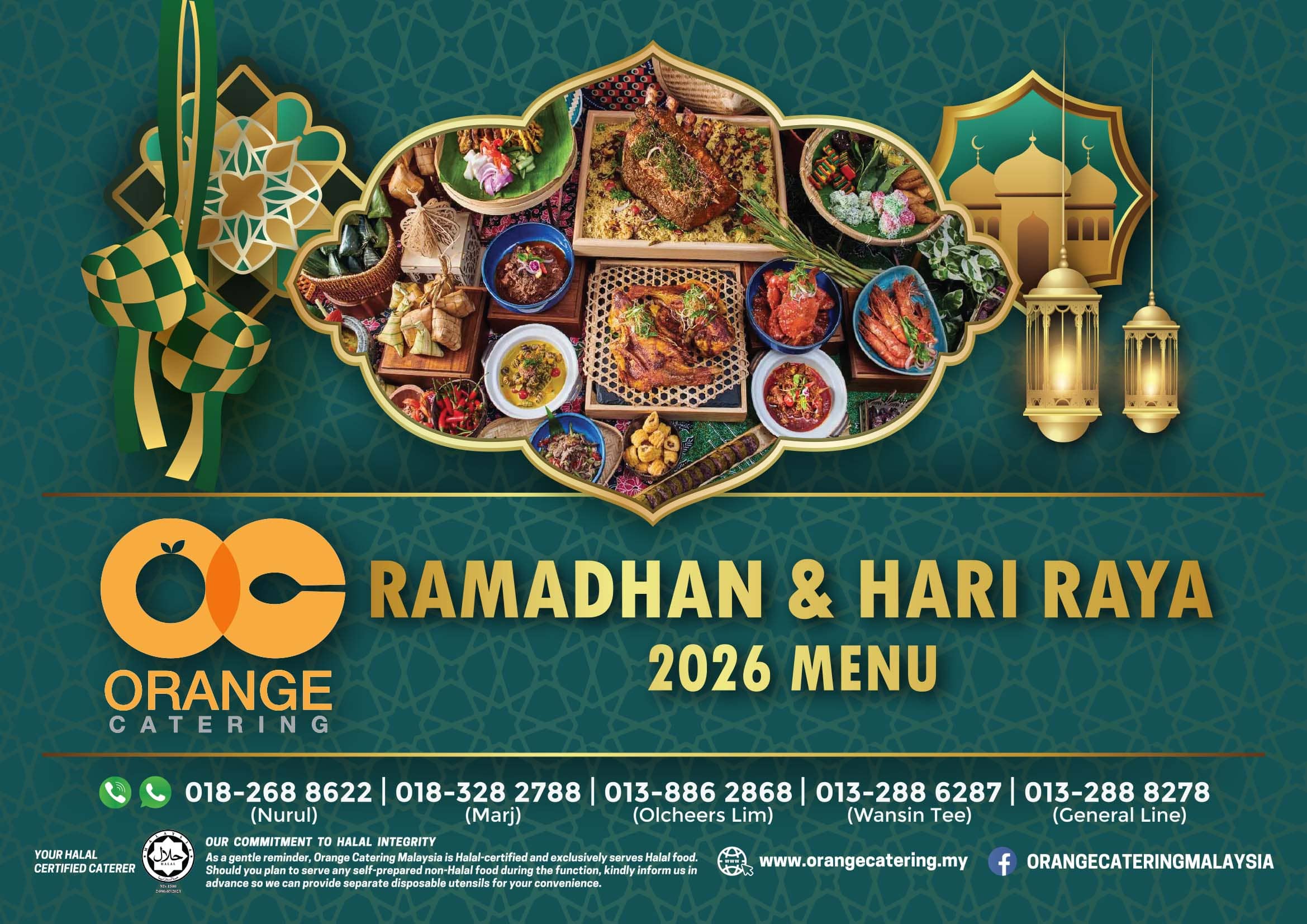 2026 Ramadan & Hari Raya Menu by Orange Catering